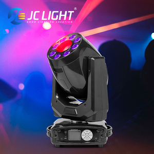 Gobos ไฟสปอตไลท์ขยับได้7สี + 7สี200วัตต์ LED ไฟปาร์ตี้ไฟดิสโก้200วัตต์ขนาดเล็กไฟชาร์ปไฟ DMX ควบคุม