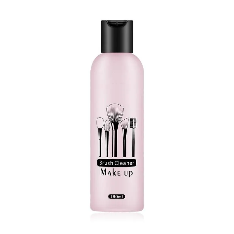 OEM Logo pribadi Label cepat kering kuas rias wajah pembersih spons alat kecantikan instan kuas Makeup pembersih cair sabun