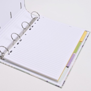 Custom 4-Ring Binder File Manager Paper Cardboard <strong>Notebook</strong> with Circular Ring for Presentation and <strong>Document</strong> Folder Storage - Product Image 6