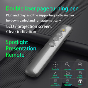 Penna Spotlight/lente d'ingrandimento/puntatore di presentazione digitale, PPT PowerPoint Wireless presentatore Clicker a distanza penna per insegnante - Product Image 2