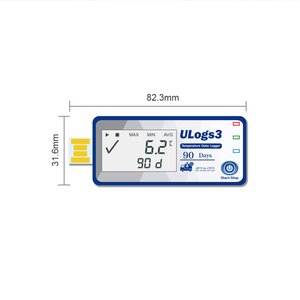 Registrador de datos de temperatura USB de un solo uso Registrador de temperatura de cadena fría Registradores de datos