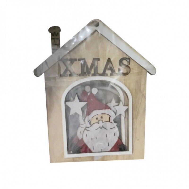 Maison du Père Noël (Noël) 12*8.5*0.3cm