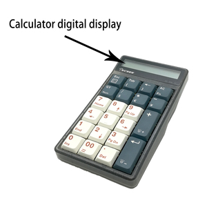 Teclado numérico mecánico con cable USB TECSEE, 22 teclas, Mini teclado con retroiluminación RGB - Product Image 4