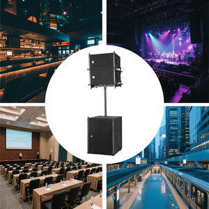 Vente en gros de haut-parleurs à réseau de lignes passives de 10 pouces + double caisson de basses de 15 pouces Haut-parleur pa professionnel Équipement de sonorisation - Product Image 6