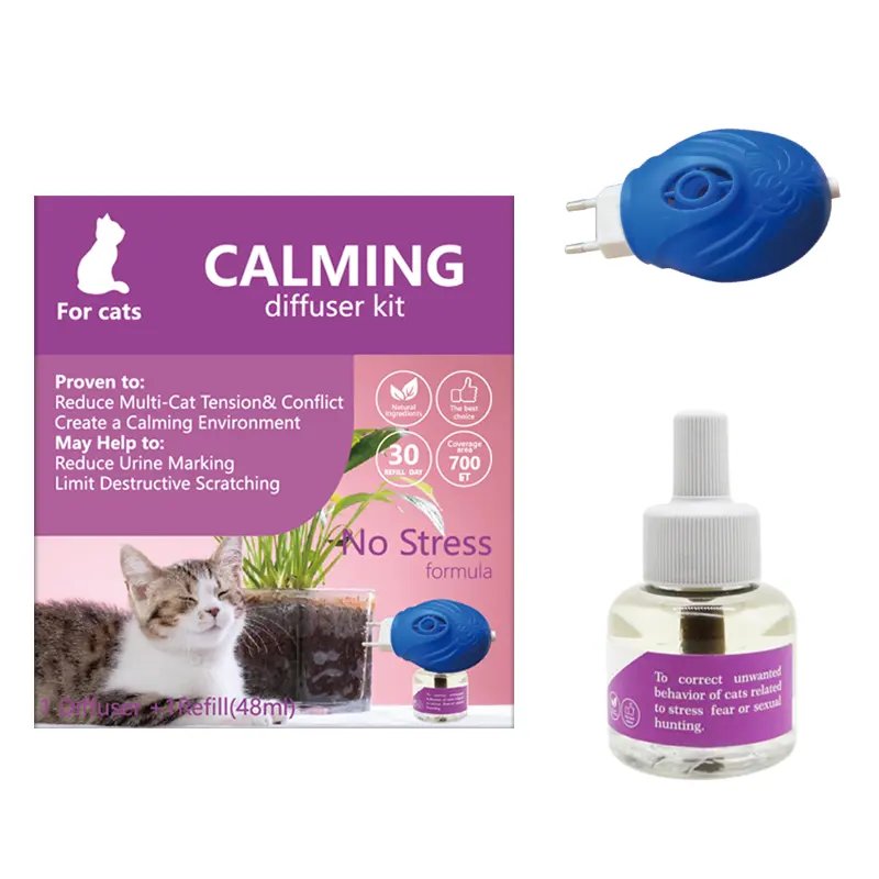 Pet Calming Diffusor für Katzen Verhaltens kontrolle und Linderung Angst Cat Calming Relief Pheromon Diffusor