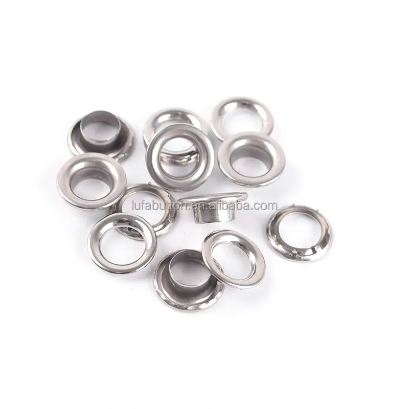 High Quality 304 Stainless Steel Thickened Round Rust Proof Eyelet rommets For Canvas Outdoor