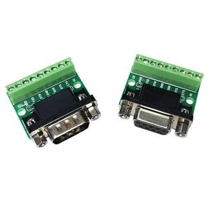 DB9 lehimsiz seri Port COM adaptörü terminali RS232 fiş kabuk 422 dokuz pin delik DR9 kurulu 485 erkek ve dişi başlık - Product Image 3