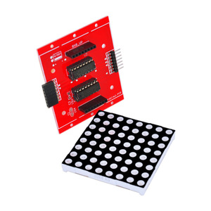 Okystar OEM/ODM 74 HC595 Punktmatrix-LED 8*8-Display-Treiber modul Rotes LED-Display-Kit
