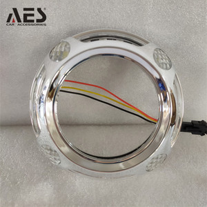 Panamera led kapak için AES dekoratif kapak 3 inç bi xenon projektör lens H4 h7 led far dönüşüm kiti - Product Image 3