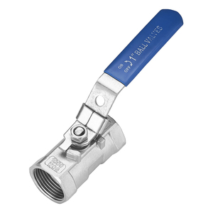 Paslanmaz çelik yüksek basınç DN15 DN20 DN25 1 adet 2 adet 3PCtype küresel vana iç dişli mini bilya vana ile - Product Image 1