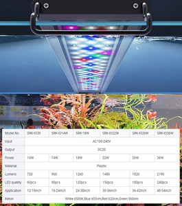SIROKA SRK-IO 45cm <strong>Led</strong> Aquarium Light Fit for 30-45cm Plants-Full Spectrum Fish Tank Light With Timer Auto On/Off for 12-<strong>55inch</strong> - Product Image 4