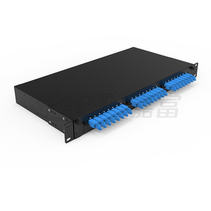 1U 19 inç raf monte ODF çelik dağıtım çerçeve kutusu 24 Fiber SC LC FC ST Simplex/dubleks portları 3G/4G ağları için uygun - Product Image 6