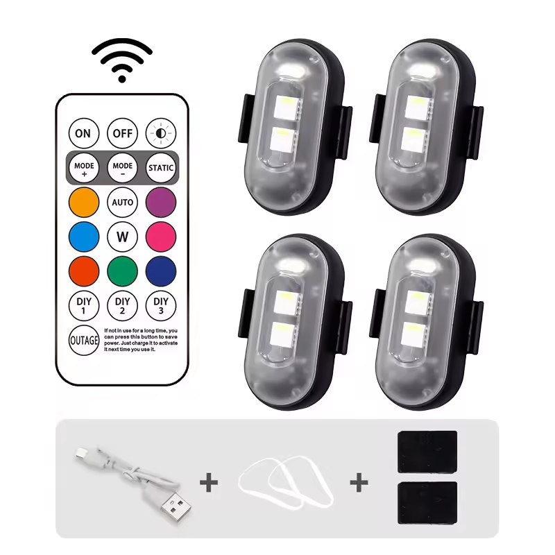 4 Strobe Light/Wireless Remote