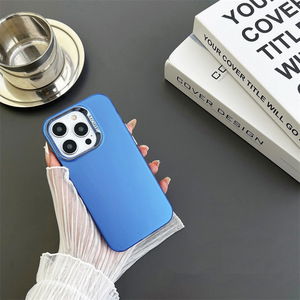 IMD สองชั้นสีเงินเหมาะสําหรับ Apple 15 เคสโทรศัพท์ไฟฟ้าเลนส์ iPhone 14 โปรมา X ขั้นสูง 13 เคสโทรศัพท์แข็ง - Product Image 6