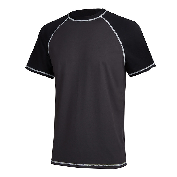 Camiseta de natación de manga corta para hombre 1