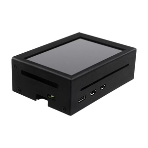 Custodia protettiva in metallo RPi5 Raspberry Pi 5 per 3.5 pollici Touch Screen supporta l'installazione di ventola di raffreddamento e dissipatore di calore per RPi5 - Product Image 4