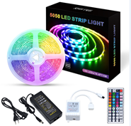 スマートLEDストリップライトRGBSET44キーコントローラー家庭用テレビ用の色変更LEDストリップ - Product Image 2