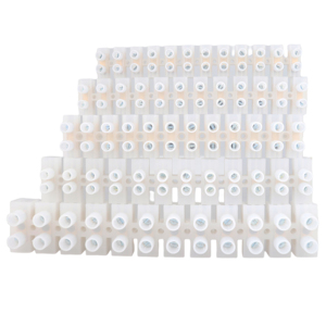 Bloque de terminales fijo de 12 posiciones de latón, Conector de caja de iluminación en forma de U, 12 bits máximo continuo 100A - Product Image 2