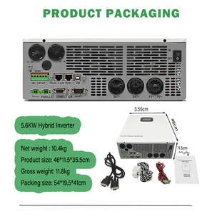 Smart 5600W Single-Phase On-Grid Hybrid Solar <strong>Inverter</strong> with 5KW/5.6KW/6KW Fan Cooling WIFI Communication - Product Image 5