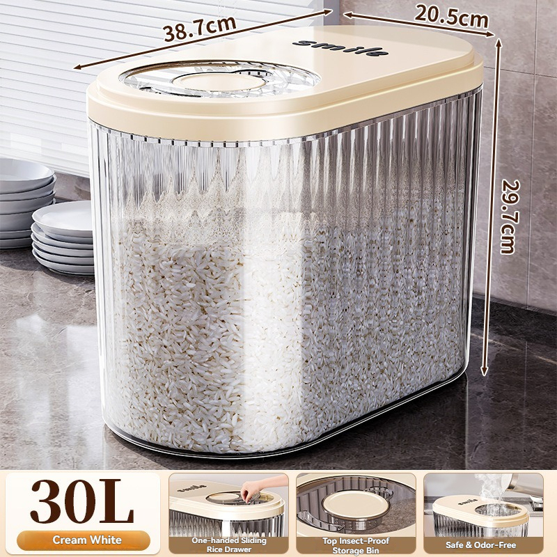 30L White + Transparent Tea