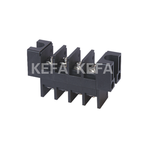 KEFA-Bloque de terminales macho y hembra, barrera de 12 vías, 600V, 1-15P, paso de 30 A, 50A