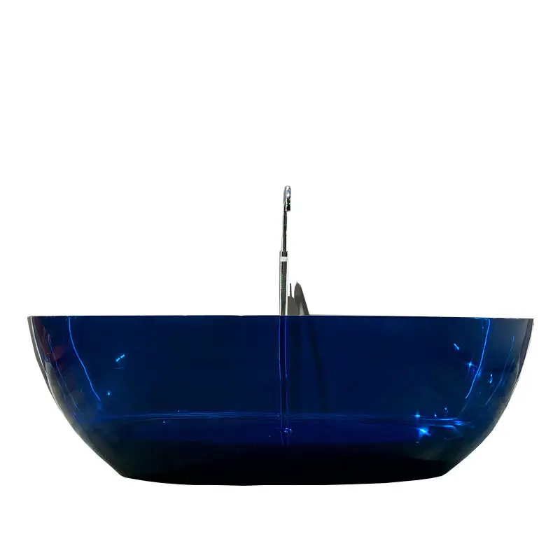 Multi-Size Household Indoor Adult Acrylic Bathtub Hot Selling High Quality Colorful Transparent Freestanding Bathtub