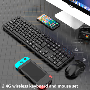 Combinaciones de teclado y ratón inalámbricos Computadora de escritorio Notebook Oficina de negocios Juego de teclado y ratón de chocolate - Product Image 4
