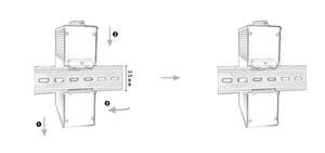 HoweVis interruttori industriali Ethernet DIN interruttori di rete su rotaia gestiti 2x1000M porta ottica + 8x10/100/1000M RJ45 - Product Image 3