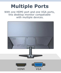 OEM ODM 19 Inch 20 Inch TN <strong>Panel</strong> Computer 75Hz Flat Desktop <strong>Display</strong> <strong>LCD</strong> Monitor for Office Home Use <strong>VGA</strong> <strong>Input</strong> DC Light - Product Image 5