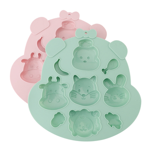 Chứng nhận BPA miễn phí dễ dàng-phát hành linh hoạt silicon khuôn Ice Cream Maker trong hình dạng của cừu hổ thỏ chuối chân gà - Product Image 5