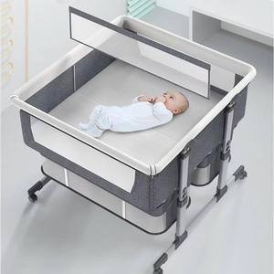 High-quality Twins Crib Portable Folding Crib for New Born Baby <strong>Cradle</strong> Baby Crib Bed for Twins Bedding Set New Born Baby Bed Set - Product Image 5
