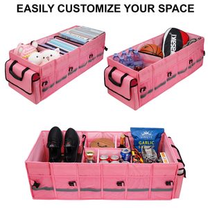 Custom Car Organizers and Storage <strong>Trunk</strong> for Custom Space, Collapsible <strong>Trunk</strong> Storage with Non Slip Bottom, Foldable Cover - Product Image 4