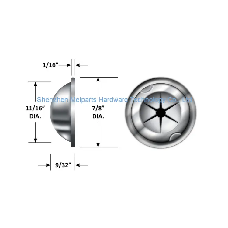 Brinco de solda de cd para unhas, isolamento de unhas com arruelas autotravamento ou tampas dome