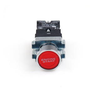 12V 10A LED Motor de coche Arranque de encendido Interruptor de botón de arranque Panel de interruptor de encendido de alta calidad Empuje de arranque del motor