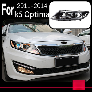 Kia <span class=keywords><strong>K5</strong></span> farlar için araba Styling kafa lambası 2011-2014 Optima <span class=keywords><strong>LED</strong></span> far melek göz <span class=keywords><strong>LED</strong></span> DRL Hid Bi Xenon oto aksesuarları