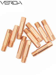 15AK kaynak İpuçları için Binzel İletişim ucu yedek parça 0.6 0.8 1.0 1.2 kırmızı bakır Binzel 15AK İletişim İpuçları - Product Image 3