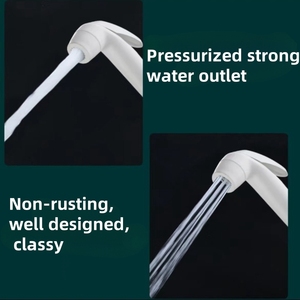 White PP Plastic Handheld Woman Washer Set Toilet Companion Pressurized Spray Gun Cleaner <strong>Small</strong> Flower Sprinkler <strong>Bidets</strong> Product - Product Image 6