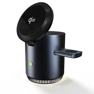 Qi2 Fast Wireless Charging Station for iPhone , Small Mutil- Functional Wireless <strong>Charger</strong> for Phone Watch EarPhone - Product Image 1