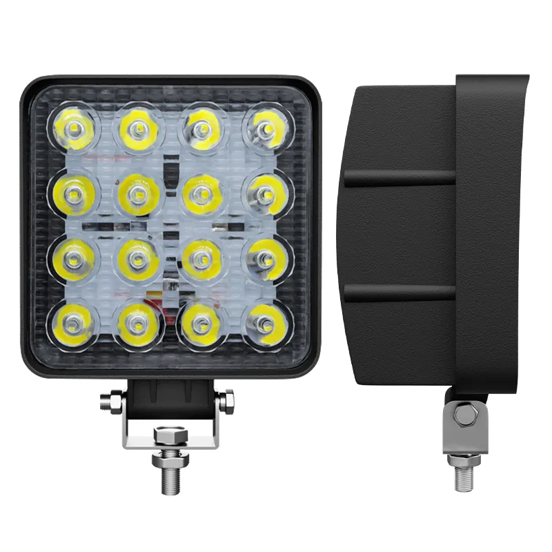 Nueva tendencia 48W 65mm espesor LED Luz DE TRABAJO Coche led luces todoterreno luz de trabajo LED para vehículo todoterreno