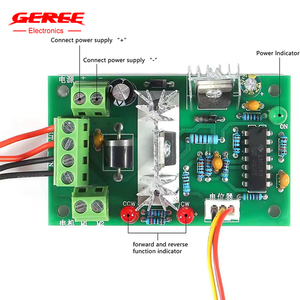 CCM2 12V/24V PWM DC-Controller DC10 ~ 30V Vorwärts-und Rückwärts schalter 120W Drehzahl regler 3A Motor verzögerung platte - Product Image 3