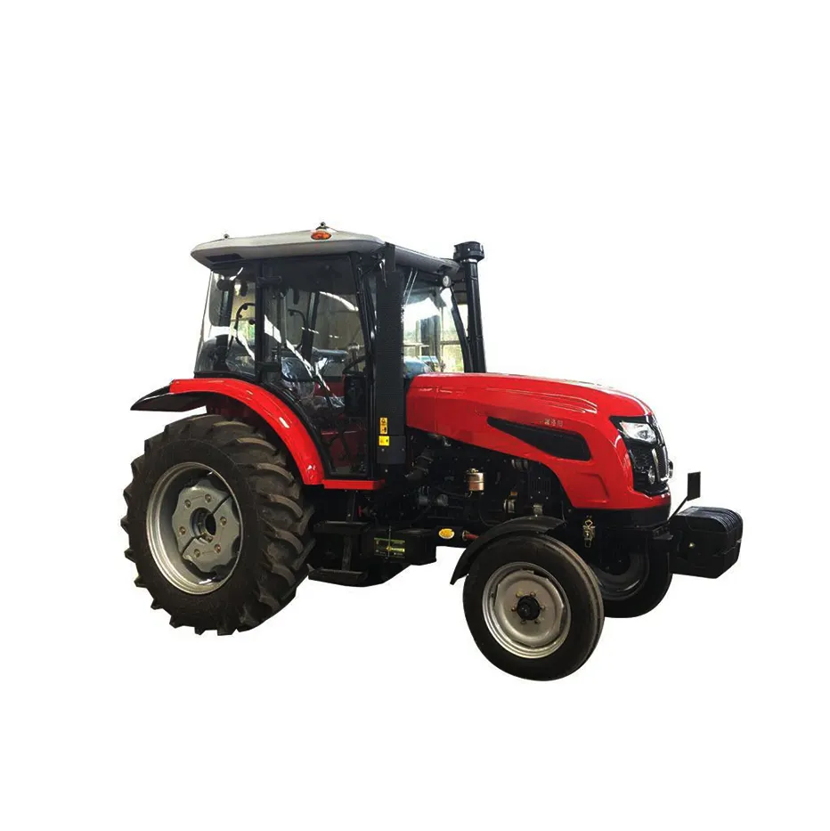Maximiser le potentiel du tracteur LT804 40hp Chargeur frontal agricole 4x4 Tracteur agricole à roues à vendre avec accessoires
