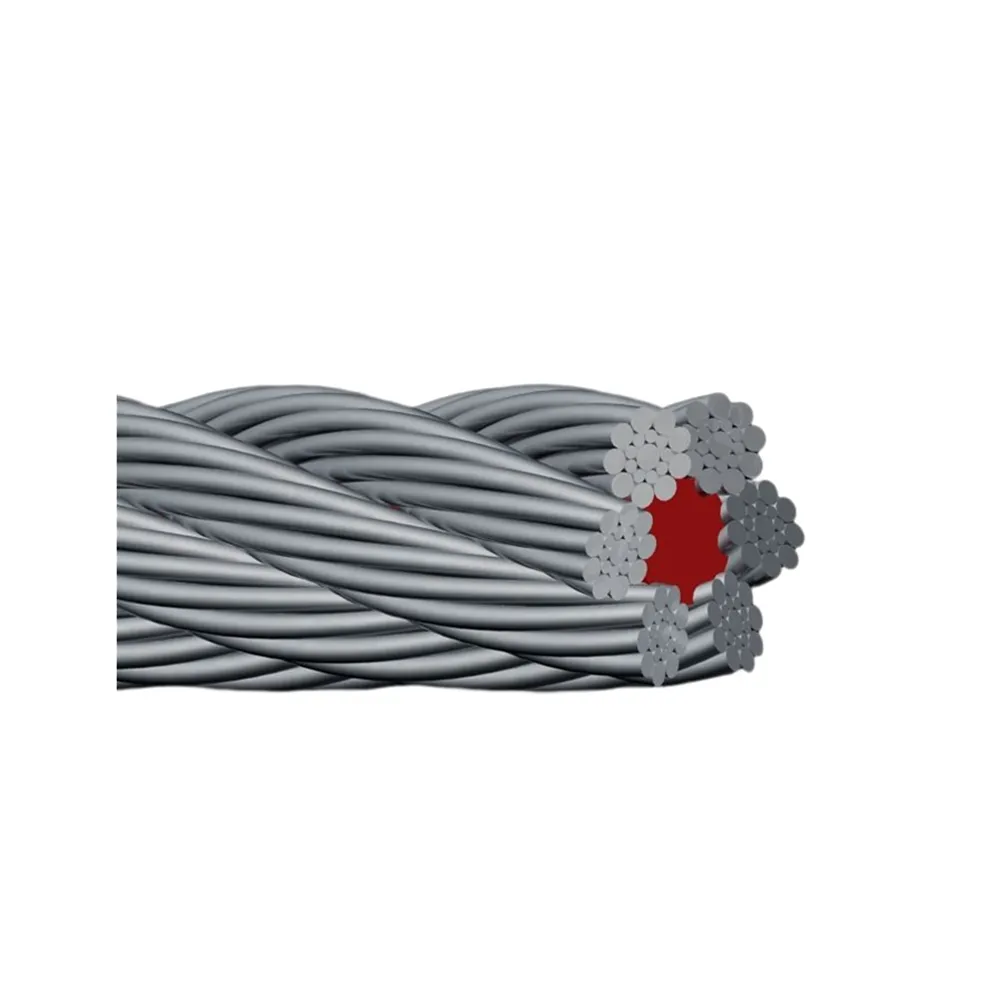 Italia marca migliore qualità alta rigidità piccola puleggia funi di filo di acciaio 8x19s nucleo in fibra 10 Mm per ascensore