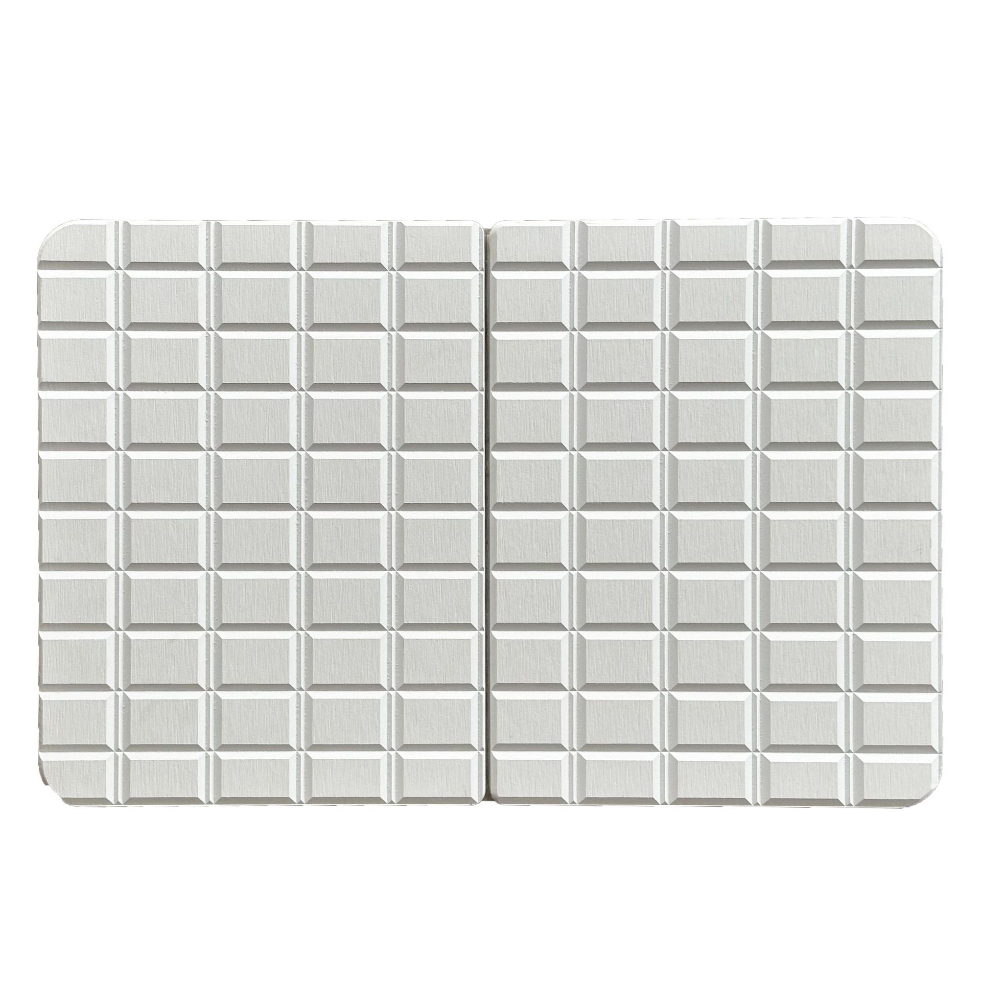 Folded white chocolate