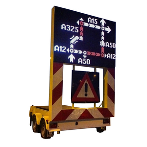 VMS variable Message Board tragbarer Anhänger digitale LED-Anzeige Verkehrs sicherheits meldung P10 - Product Image 5