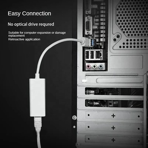 Adaptador de red Ethernet con cable externo Xput USB 2,0 macho a 10/100Mbps RJ45 Lan Ethernet tarjeta de red convertidor Cable adaptador - Product Image 5
