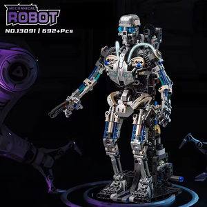 13091 Mji Robot meccanico 692 pezzo Design creativo blocco assemblare Puzzle educativo blocco di costruzione giocattolo Set - Product Image 2