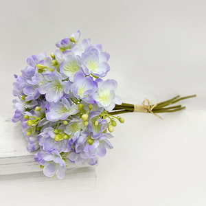 38cm Nhân Tạo Hoa Nhài bó hoa 48 hoa lụa chất liệu nhựa Ngày Valentine trang trí nội thất hoa sắp xếp - Product Image 2