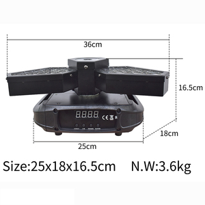 RGBW 3in1 4in1 Infinite Rotating Maple Leaf Retro Pixel Dmx Retro Concert Background <strong>Led</strong> Strobe Triangle Retro Light - Product Image 5
