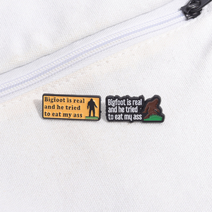 Nguy hiểm APE men pins tùy chỉnh BigFoot là có thật và ông đã cố gắng để ăn ASS của tôi trâm cài ve áo phù hiệu động vật trang sức quà tặng cho bạn bè - Product Image 2