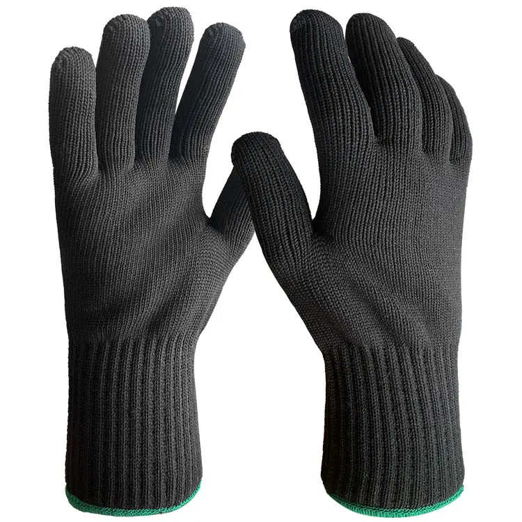 8 Gauge Double Manufacturer Direct Sales Customization Layer Nylon Outer Half Fleece Inner Winter Gloves